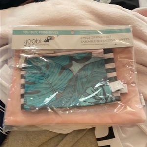 YOOBI 3 pk zip pouches